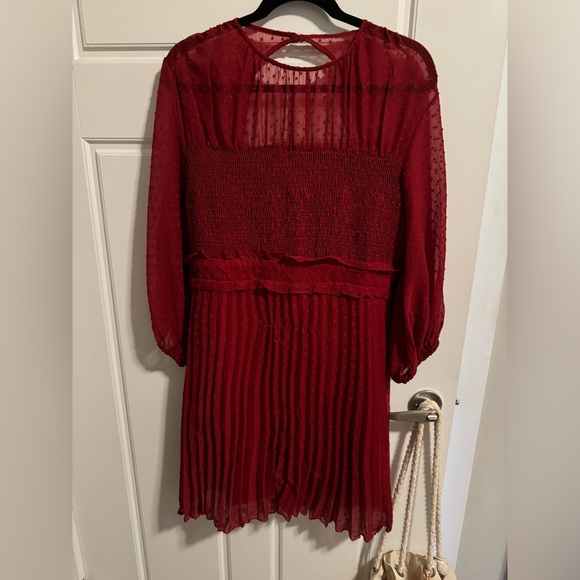ASOS Clip Dot Chiffon Dress - Picture 1 of 5